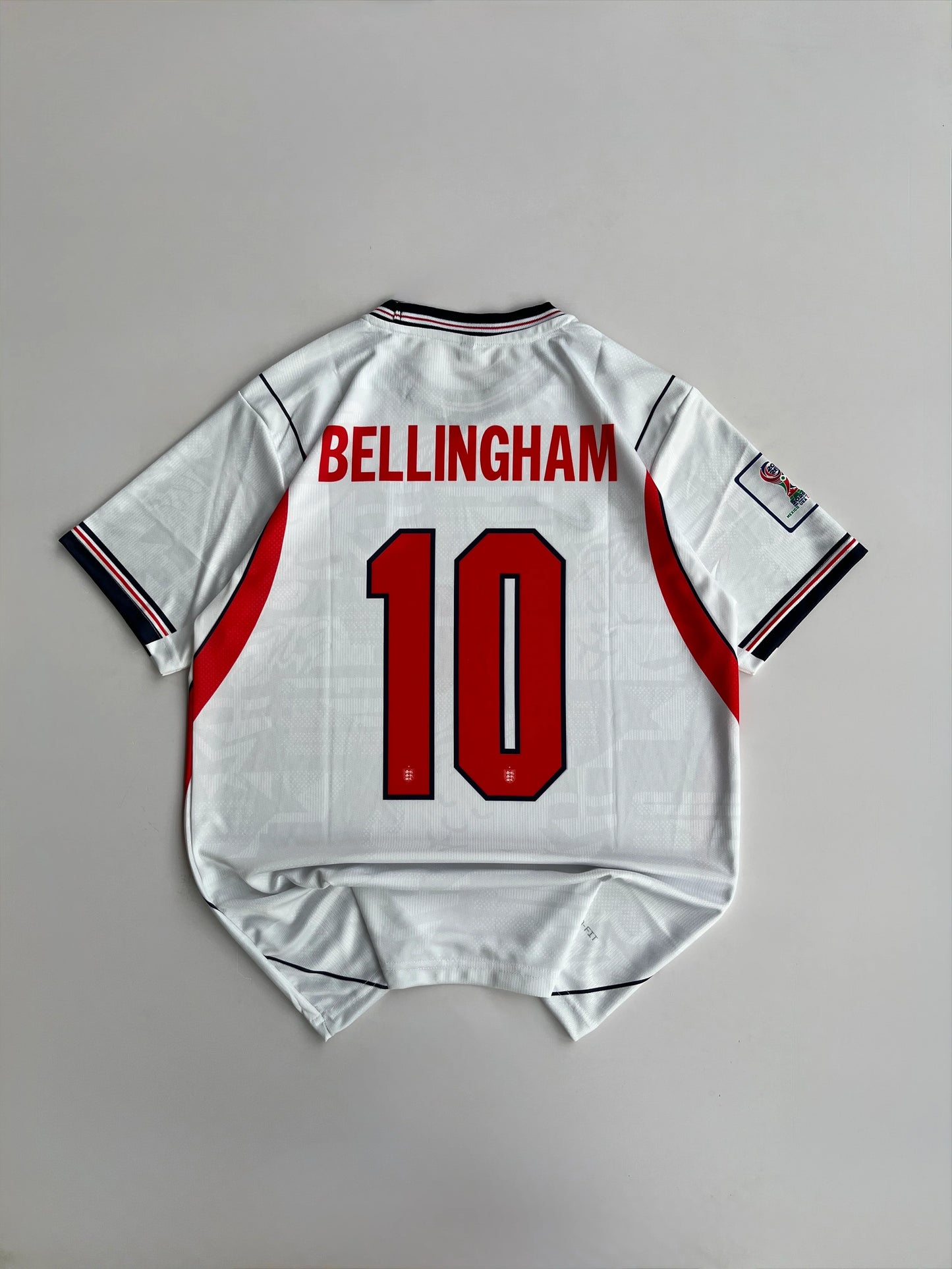 BELLINGHAM 10 ENGLAND WORLD CUP HOME KIT 2026 EMBROIDERY