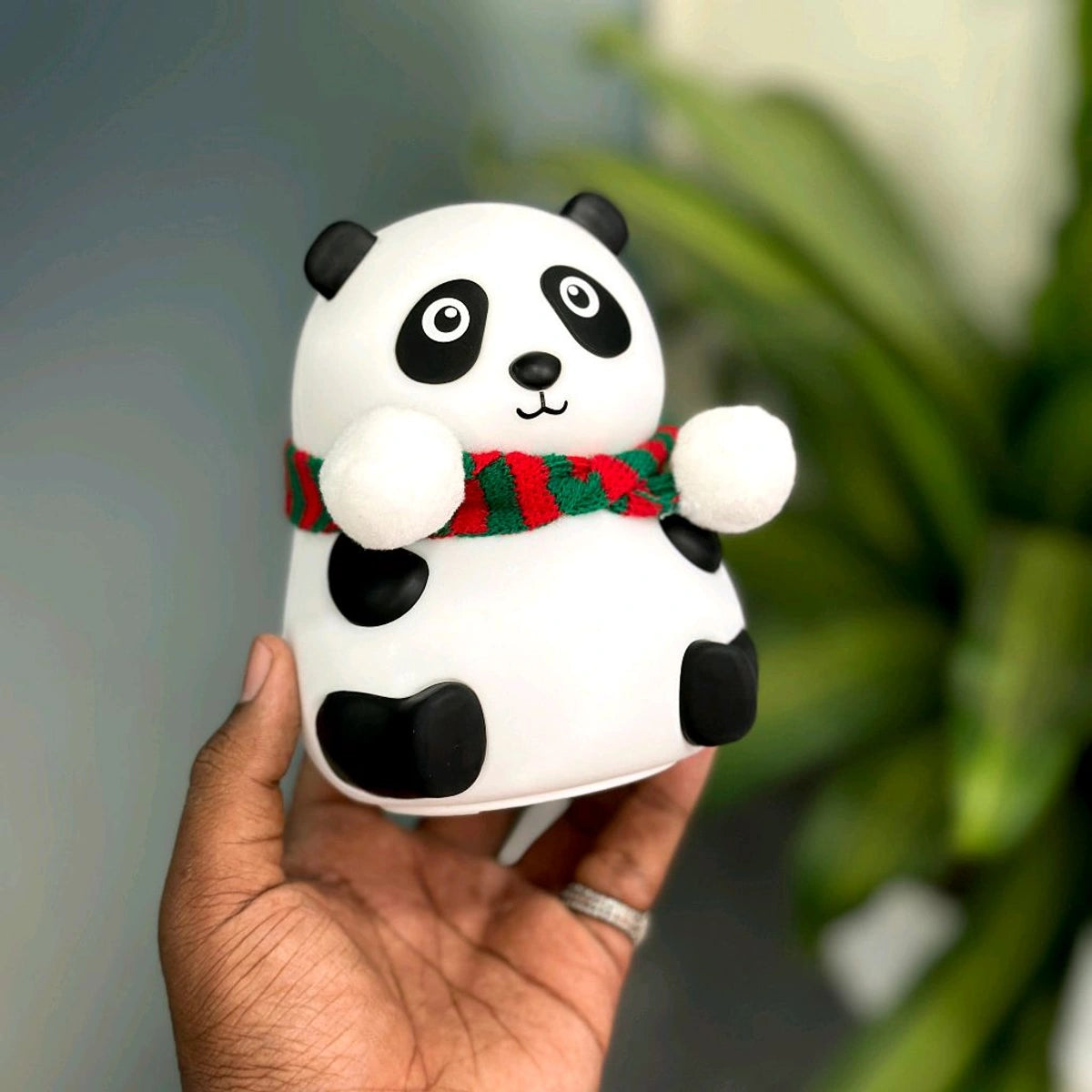 Cute Panda Silicon USB Rechargeable Night Light Lamp Night Lamp