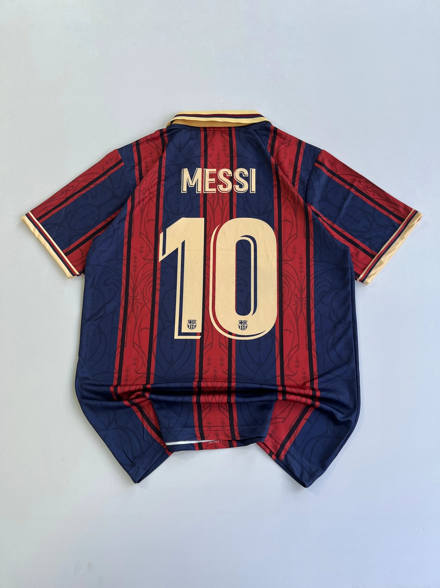MESSI 10 BARCELONA 125th ANNIVERSARY SPECIAL KIT EMBROIDERY