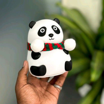 Cute Panda Silicon USB Rechargeable Night Light Lamp Night Lamp