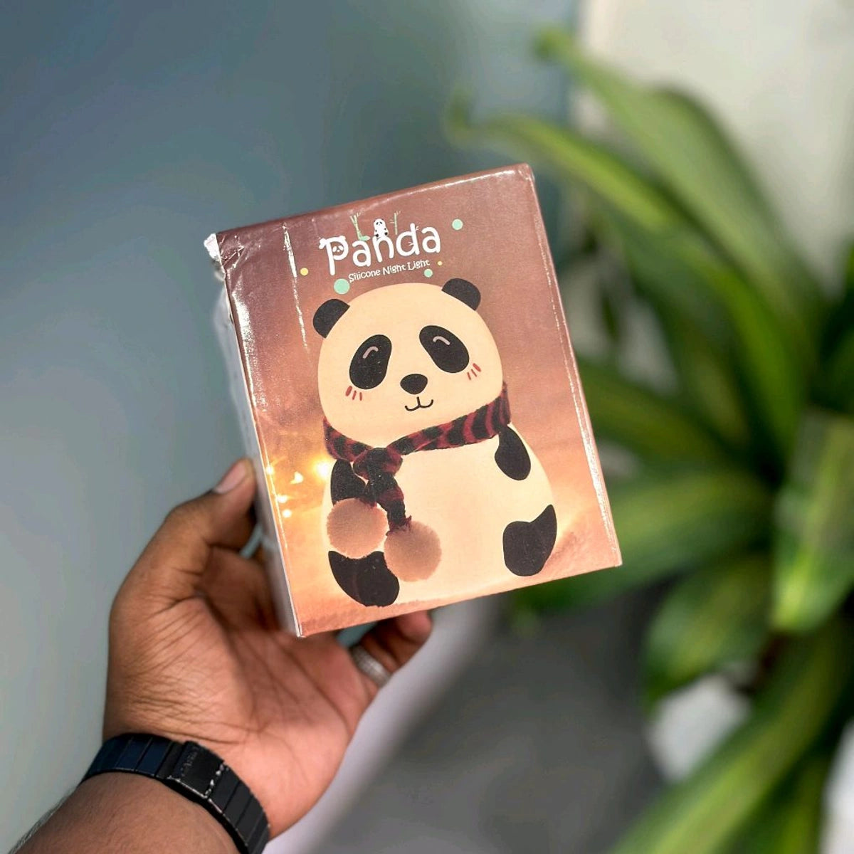 Cute Panda Silicon USB Rechargeable Night Light Lamp Night Lamp