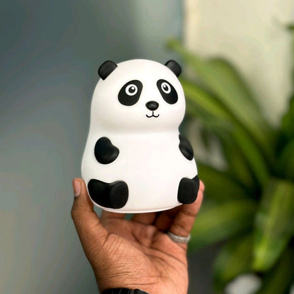 Cute Panda Silicon USB Rechargeable Night Light Lamp Night Lamp