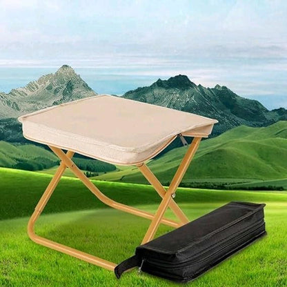 Handbag Folding Stool Zipper Bag Foldable Camping Chairs