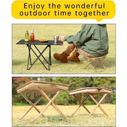 Handbag Folding Stool Zipper Bag Foldable Camping Chairs