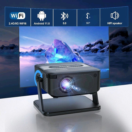 Mini Portable Projector 4K Support |