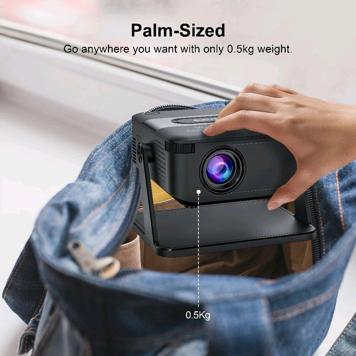 Mini Portable Projector 4K Support |