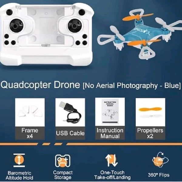Mini pocket quadcopter drone | 360’ flip | altitude Hold