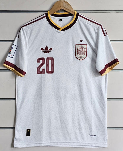 LAMINE YAMAL 19 SPAIN WORLD CUP AWAY KIT 2026 EMBROIDERY