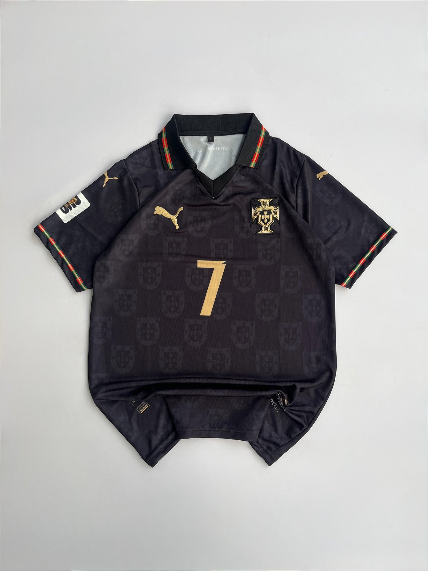 RONALDO 7 PORTUGAL 2025/26 KIT EMBROIDERY POLO