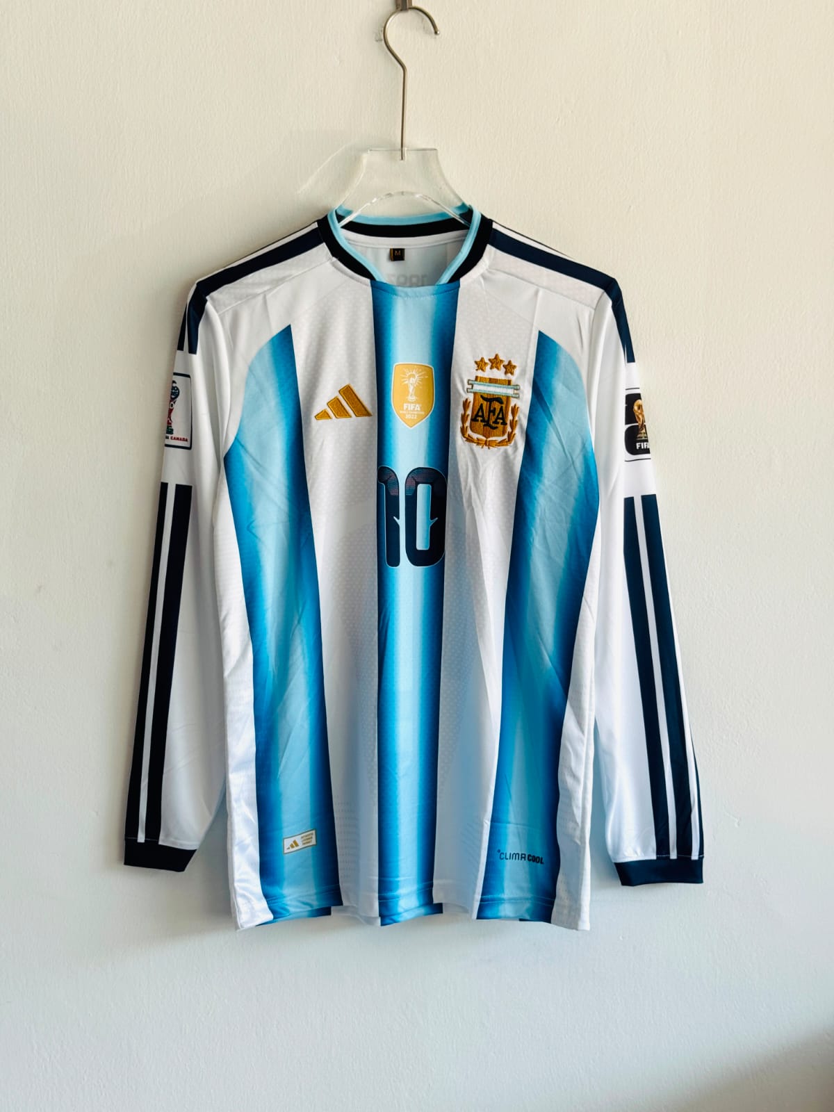 MESSI 10 ARGENTINA 2025/26 HOME KIT EMBROIDERY FULL SLEEVE