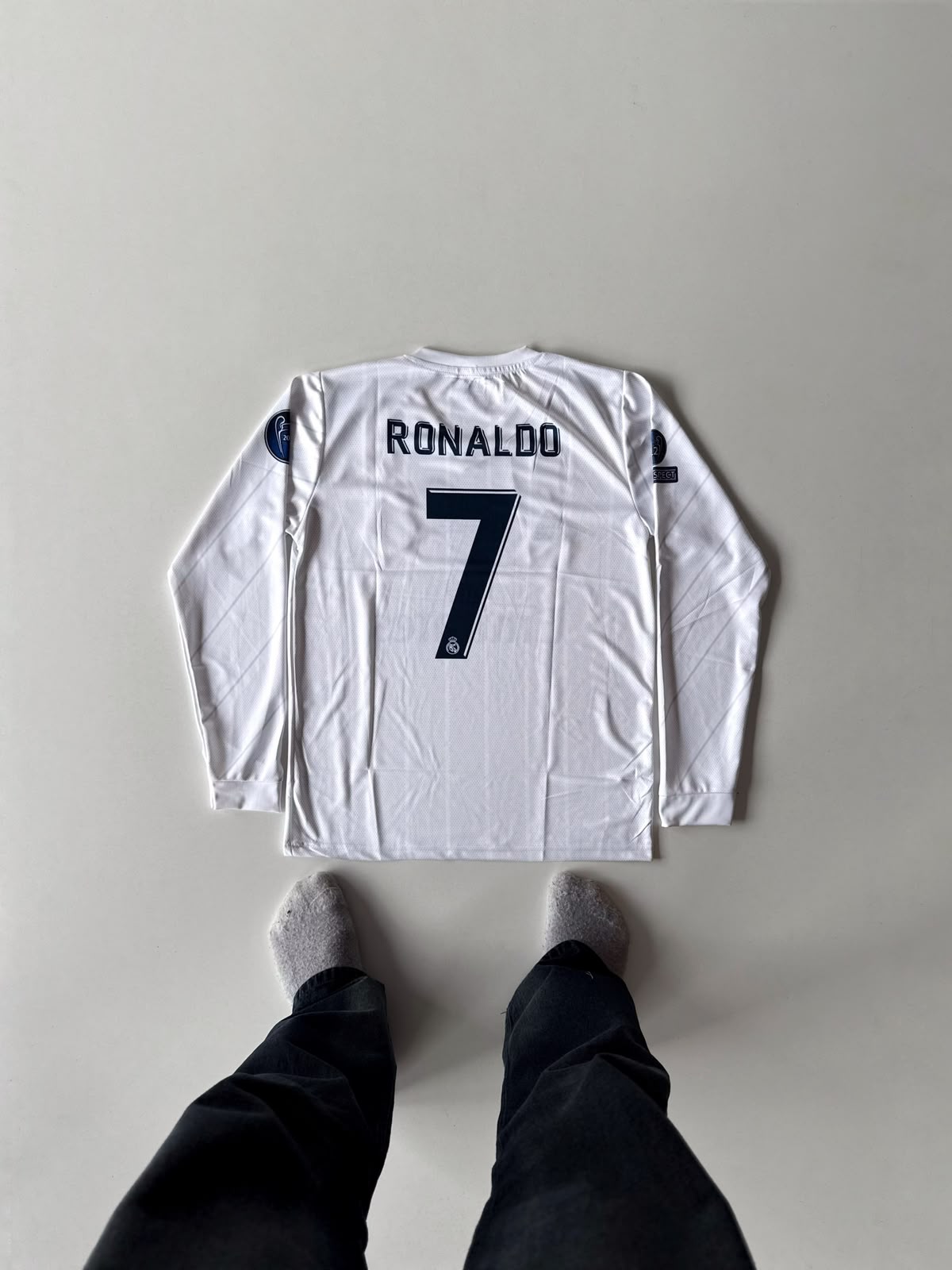 RONALDO 7 REAL MADRID HOME KIT EMBROIDERY